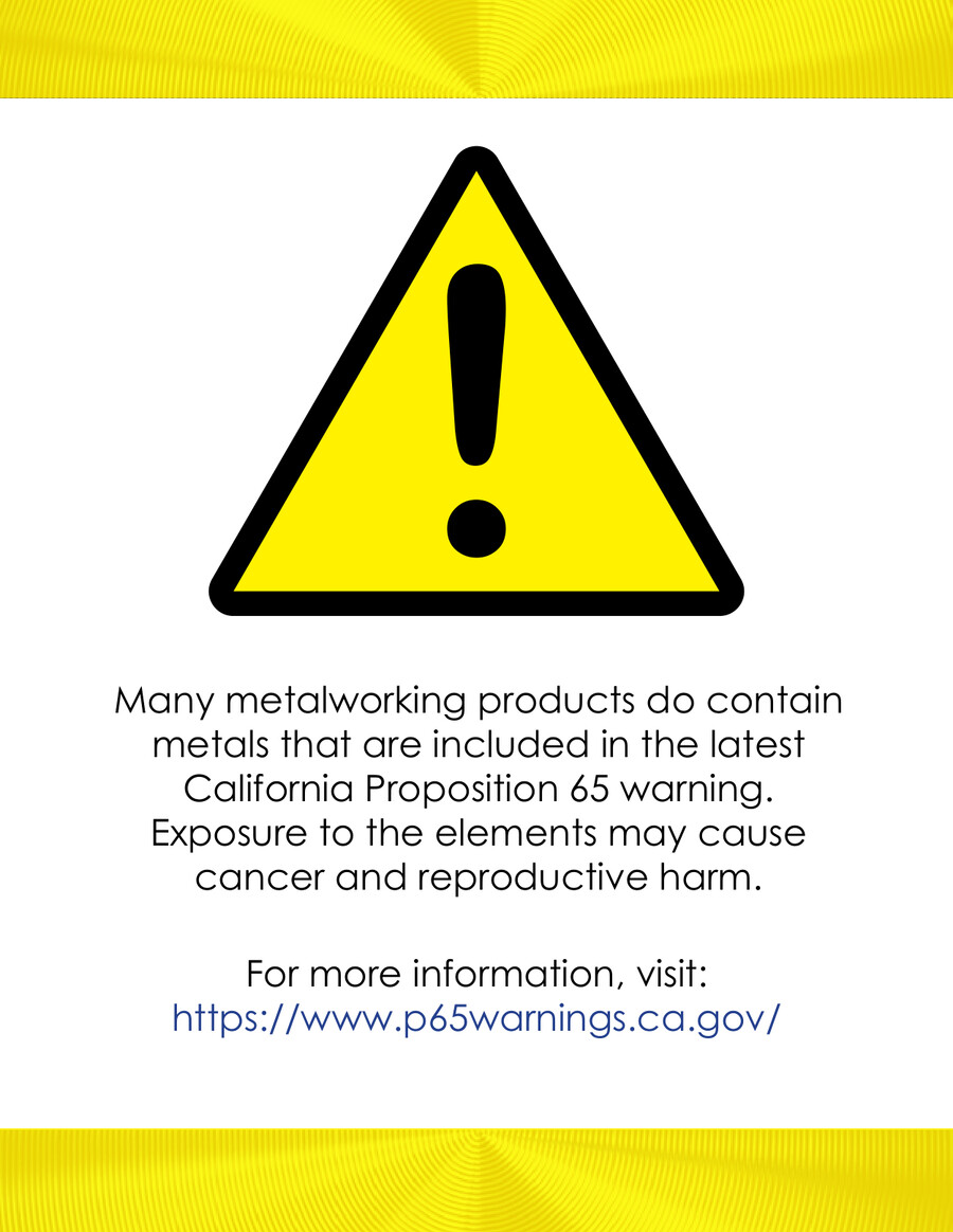 Proposition 65 Warning by Shars Tool Flipsnack