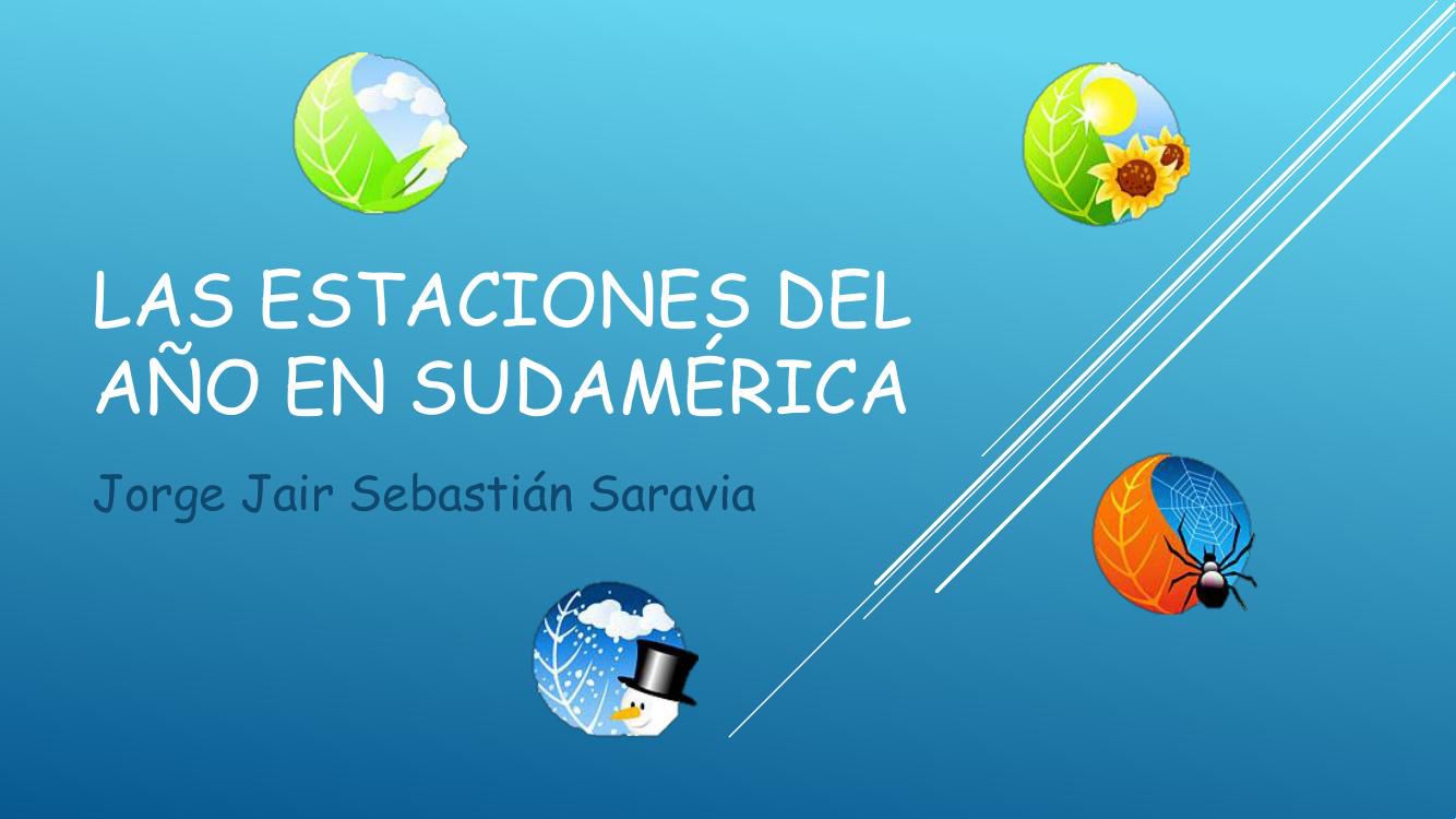 Las estaciones del año en Sudamérica by Jair Sebastian Flipsnack