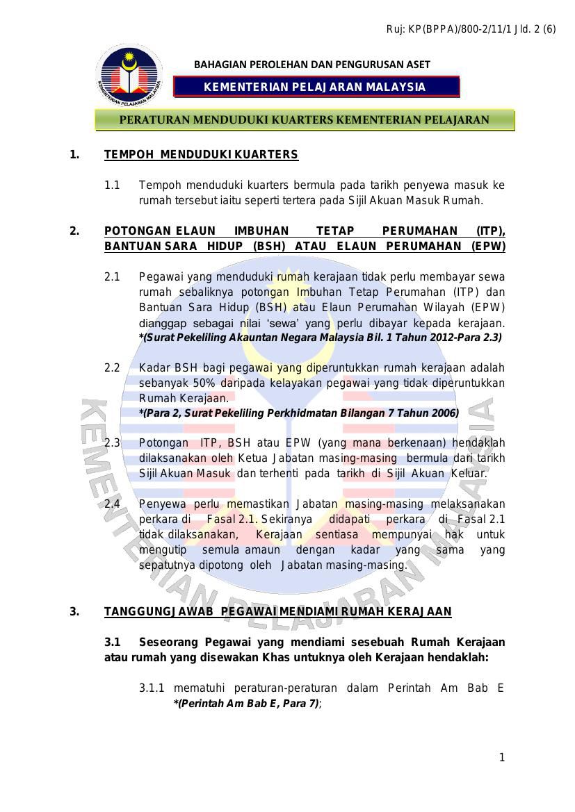 Lampiran Ii Peraturan Menduduki Kuarters Kpm By Admin Flipsnack 7011