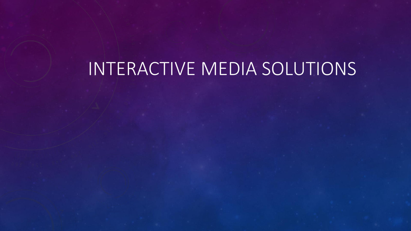Interactive media solutions by Tyler Moore - Flipsnack