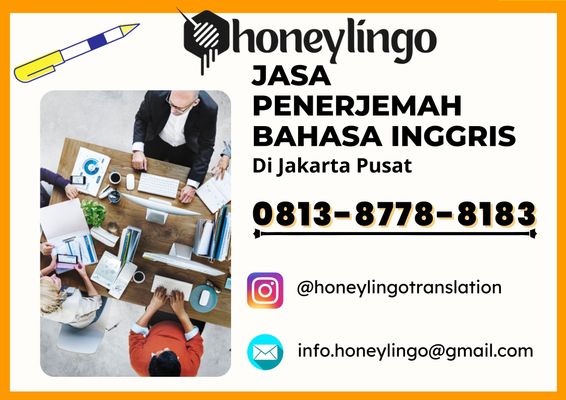 Jasa Penerjemah Bahasa Inggris di Jakarta Pusat