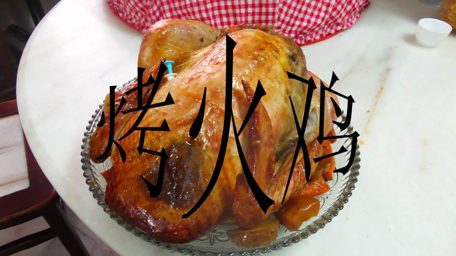 烤火鸡