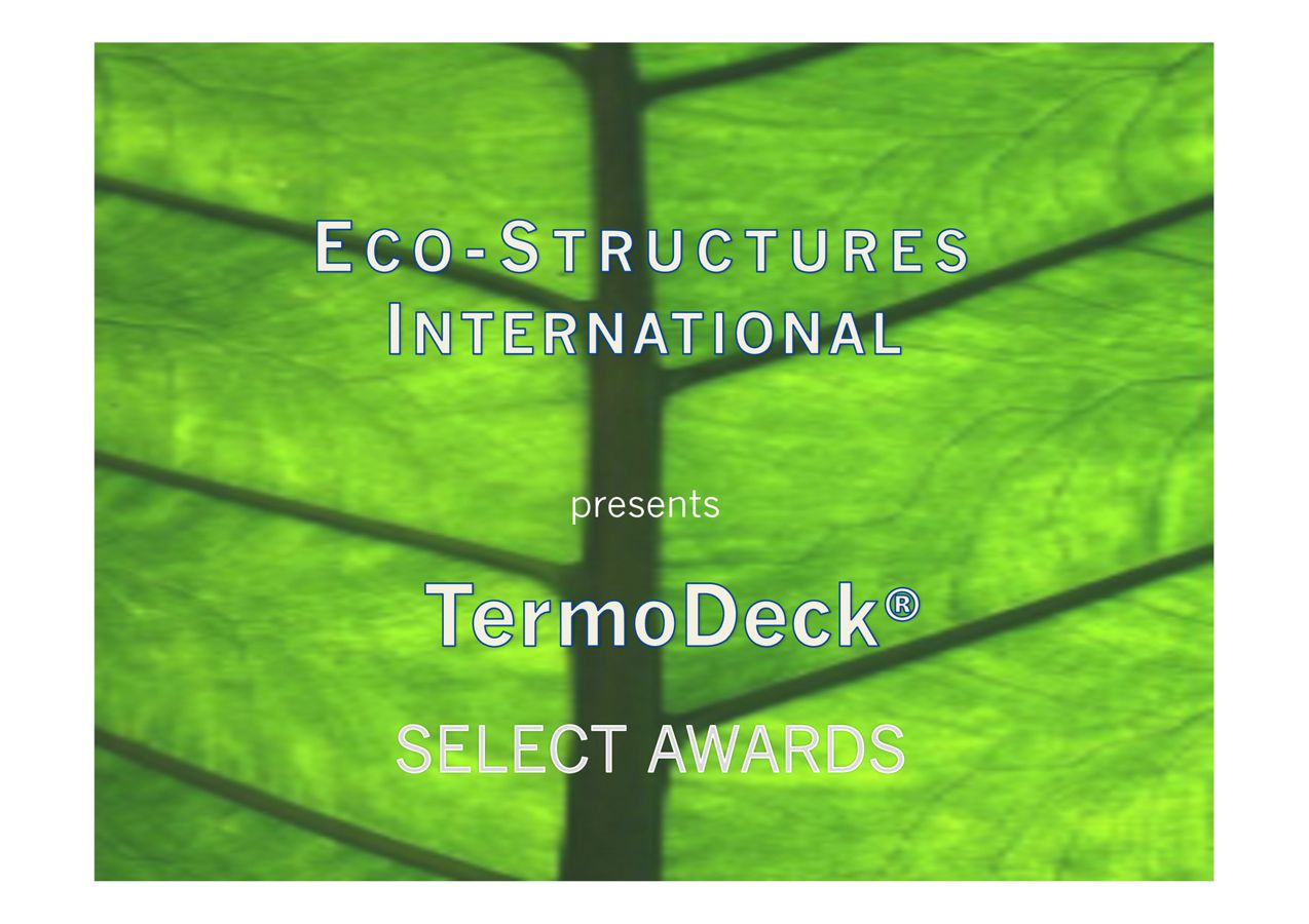 TermoDeck Select Awards by ecostructures - Flipsnack
