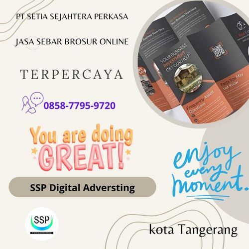 TERPERCAYA, Call/Wa 0858-7795-9720, Jasa Sebar Brosur