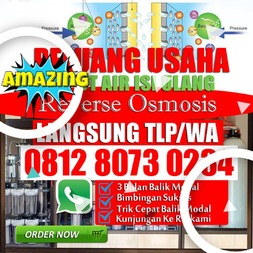WA 0812 8073 0234 JASA PEMASANGAN AIR ISI ULANG KOTA BEKASI