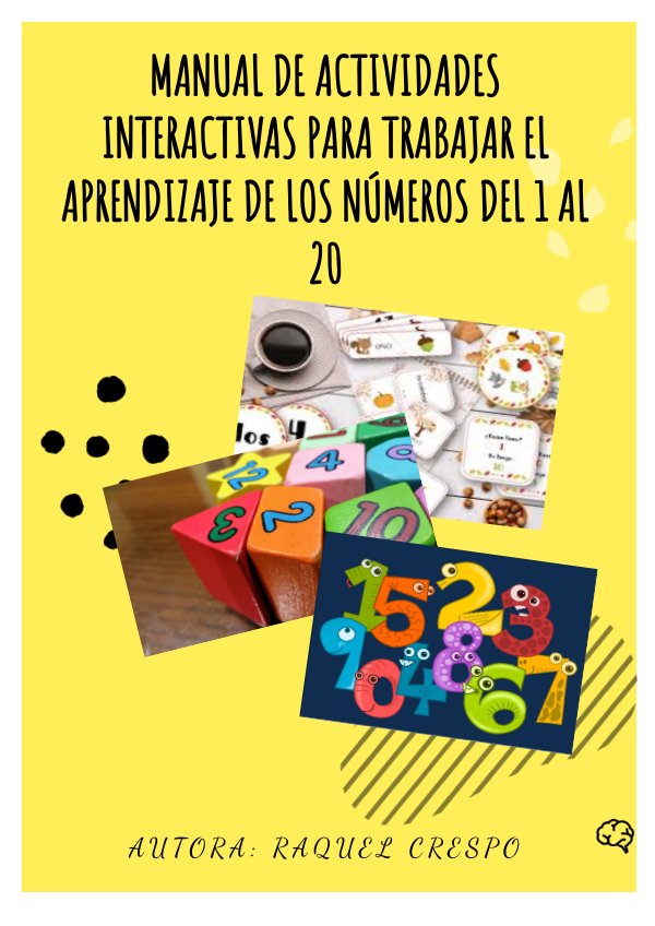 Manual de Actividades para trabajar los números del 1 al 20 by ...