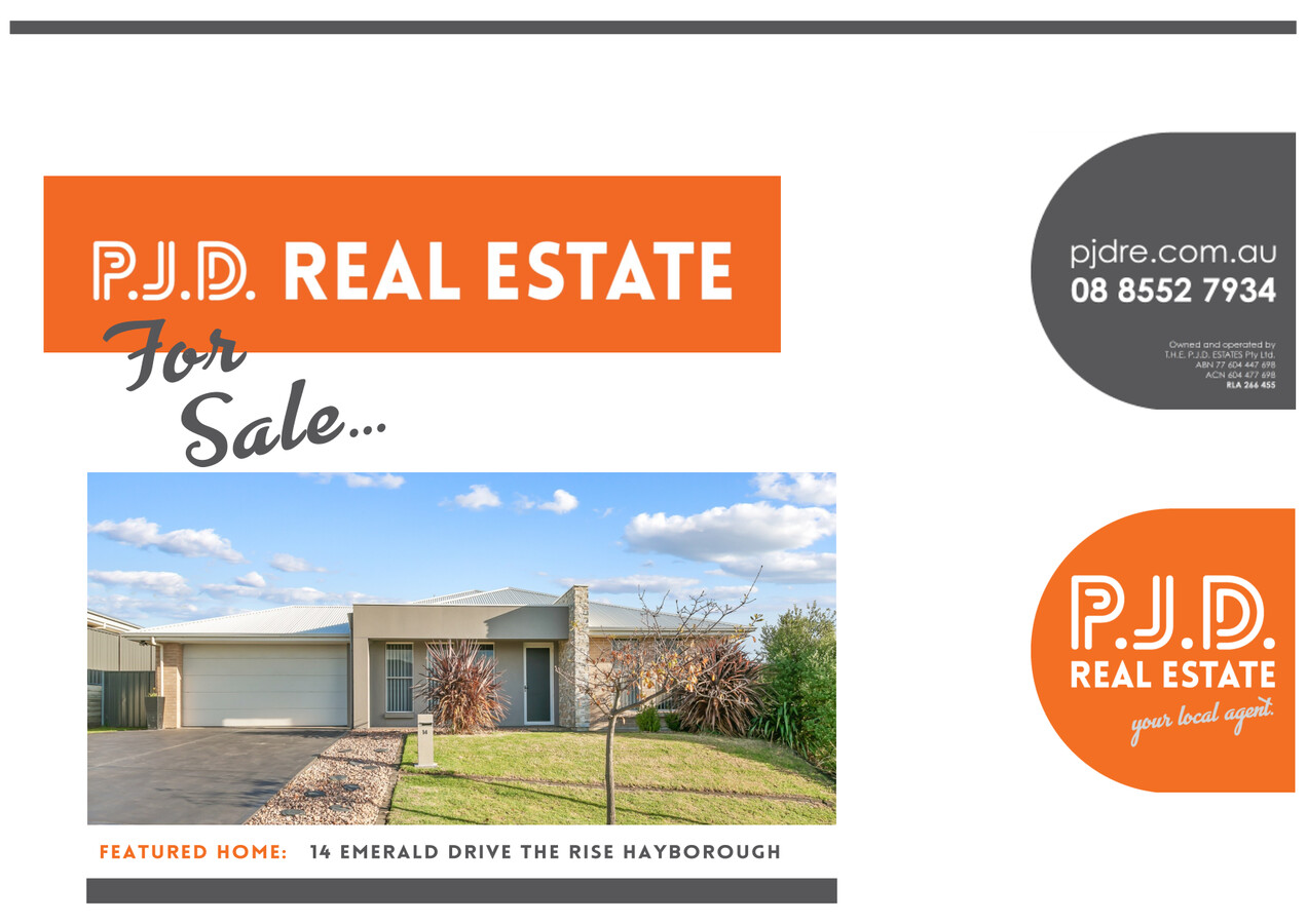 P.J.D. REAL ESTATE Buyers Guide by P.J.D Real Estate Flipsnack