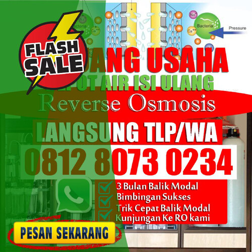 WA 0812 8073 0234 JASA PEMASANGAN AIR ISI ULANG DUREN SAWIT