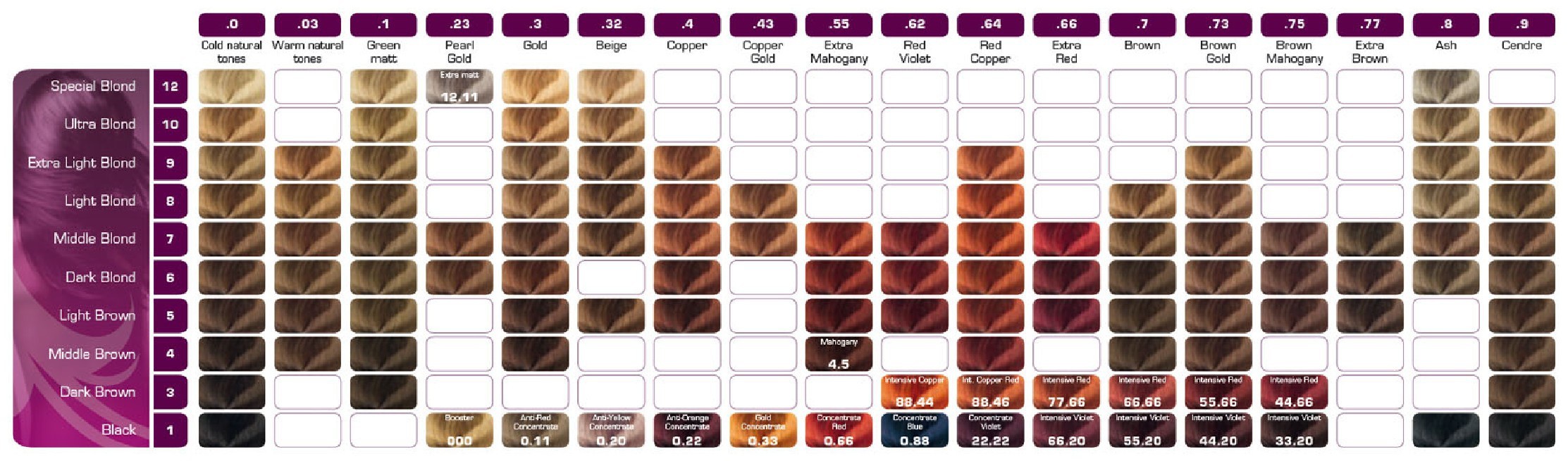 berrywell color chart by gbrayong Flipsnack