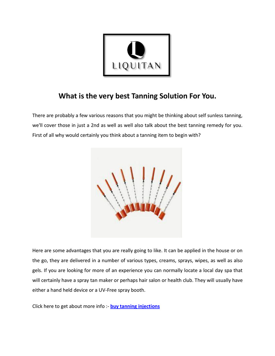Liquitan - Buy Melanotan 2 Injections UK - Tanning Injections by ...