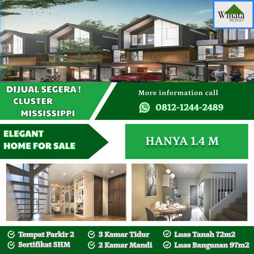 DI JUAL RUMAH CALL 0812-1244-2489, Properti Rumah Minimalis