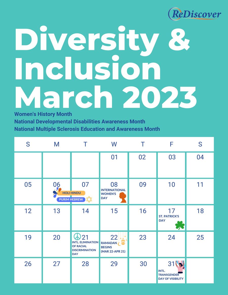 DEI Calendar Email by ReDiscover Flipsnack