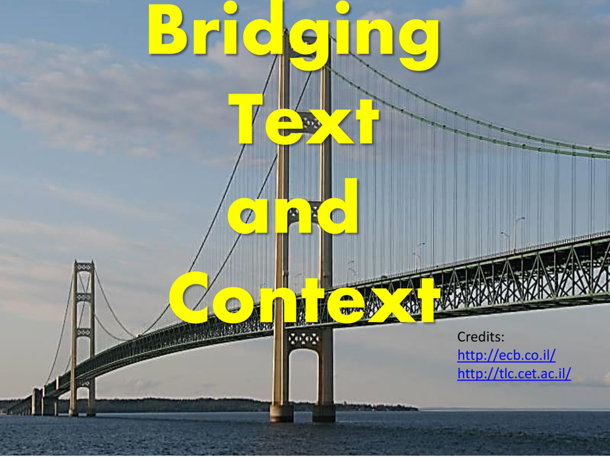 Bridging Text and Context Task by Ella Glazov - Flipsnack