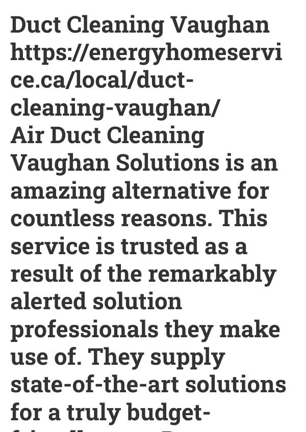 Duct Cleaning Vaughan by ENERGYHOME SERVICES Flipsnack