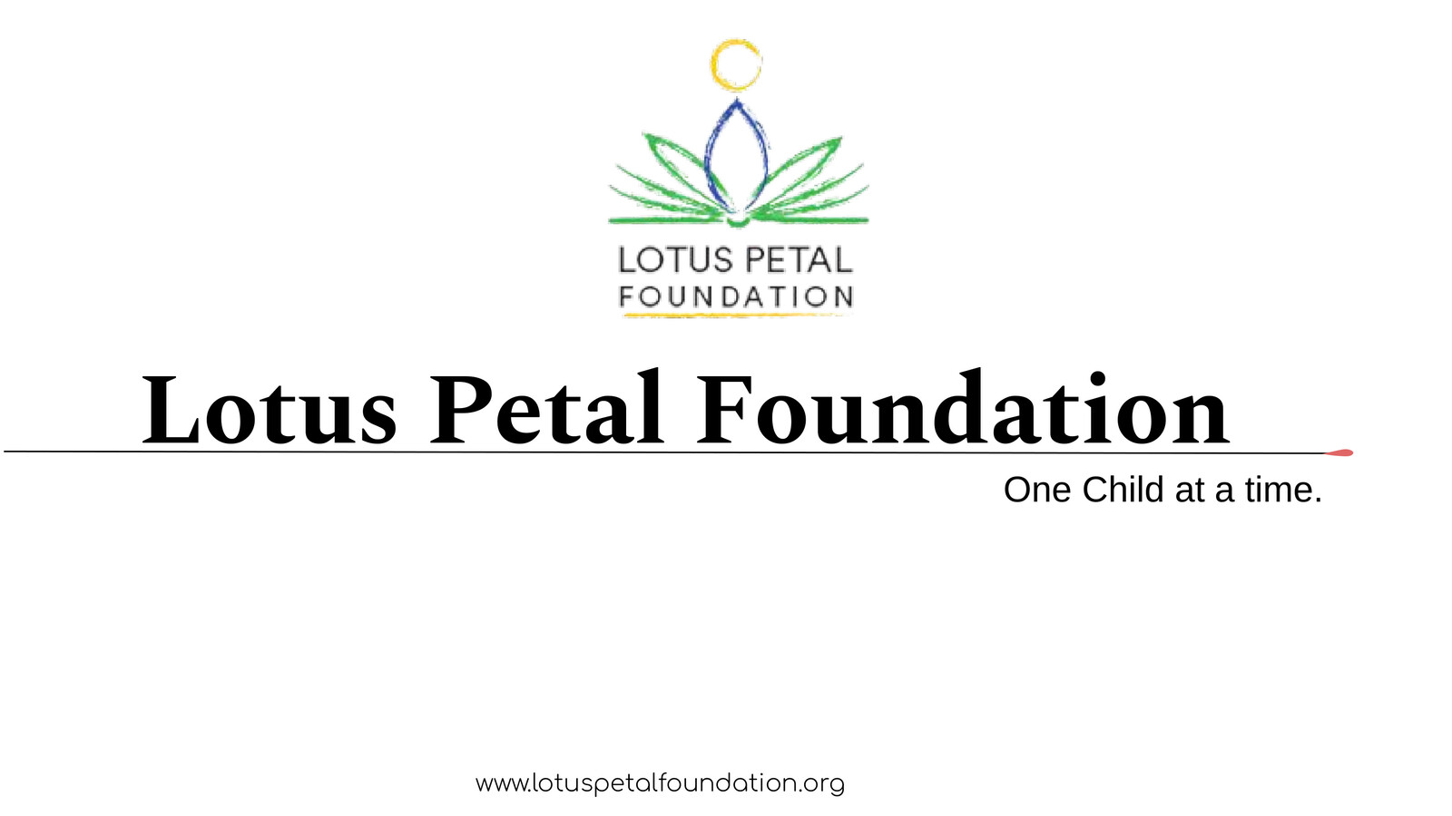 Lotus Petal Foundation - Introduction by Anand Joshi - Flipsnack