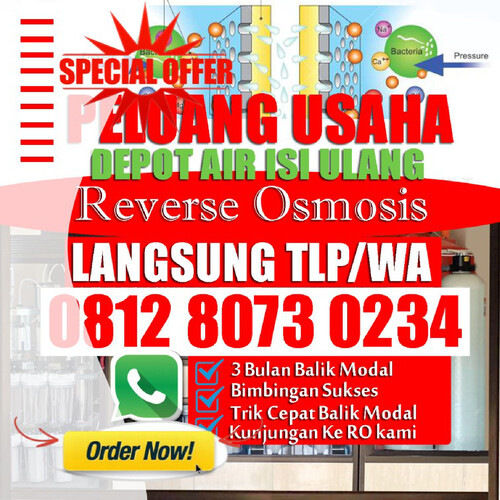 WA 0812 8073 0234 JASA PEMASANGAN DEPOT AIR ISI ULANG BANTAR