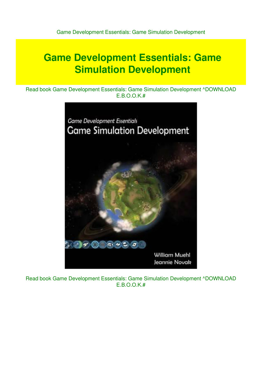 Game Development Essentials: Game Simulation Development by ...