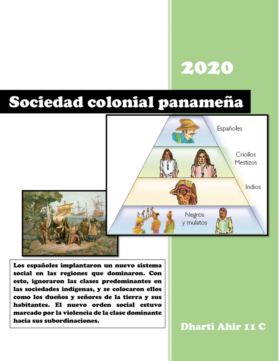 Sociedad colonial panameña by Dharti Ahir - Flipsnack