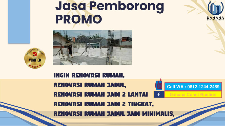 PROMO, CALL 0812-1244-2489, Ingin Renovasi Rumah, Renovasi Rumah