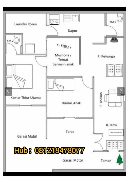 STRATEGIS!!! WA 0812-1947-8077, Rumah Dijual Siap Huni Di Tanah