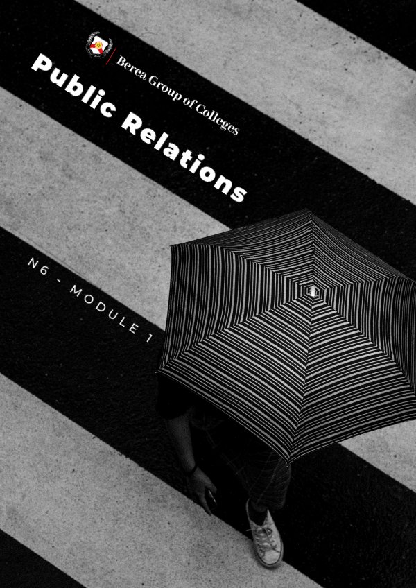 Public Relations N6 Module 1 by E-Publishing - Flipsnack