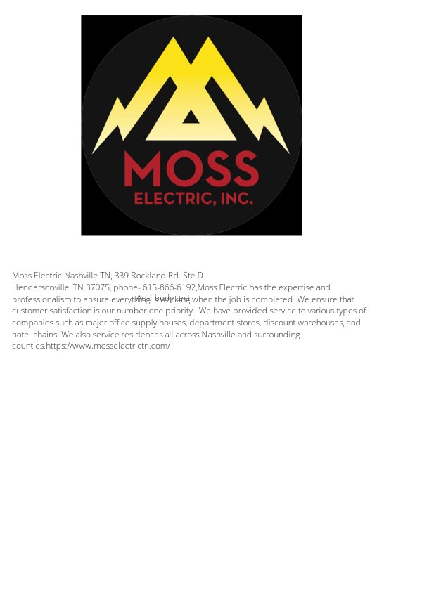 mosselectricnashvilletn by Moss... Flipsnack
