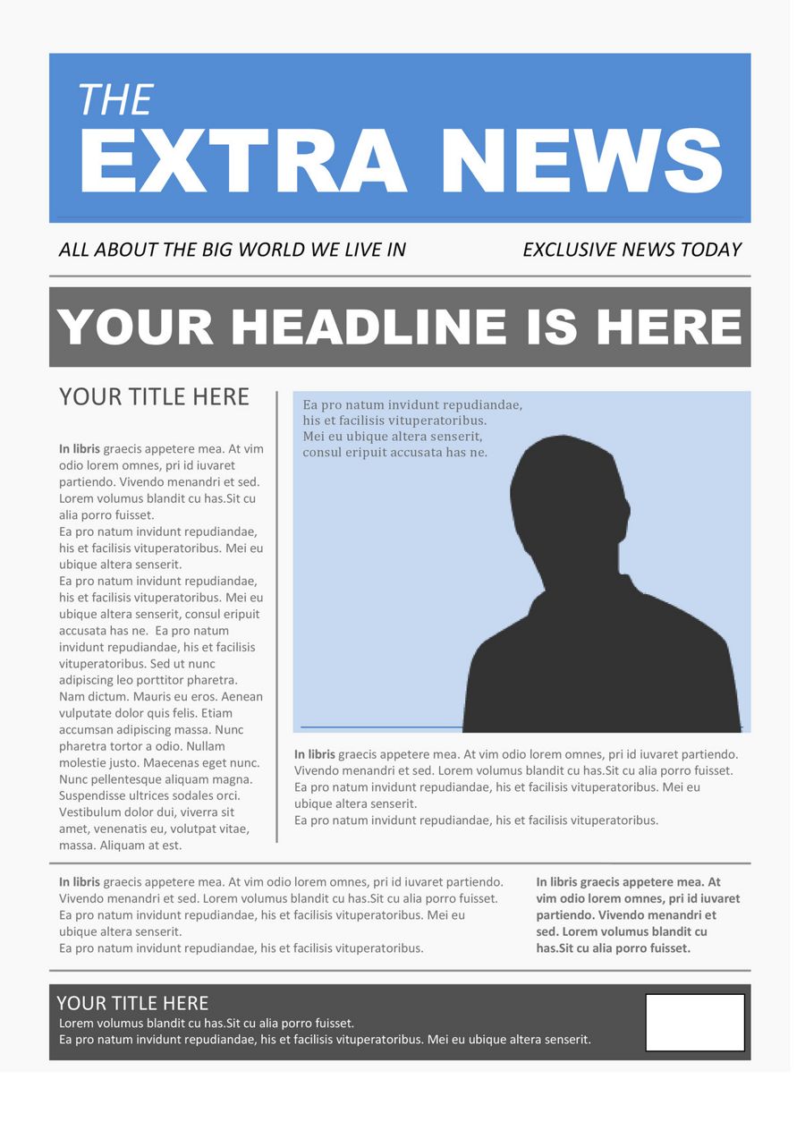 Word Newspaper Template 2 (.doc) by... - Flipsnack