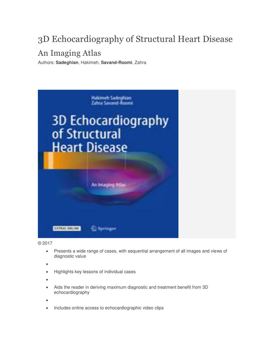 3D Echocardiography of Structural Heart Disease by jorge - Flipsnack