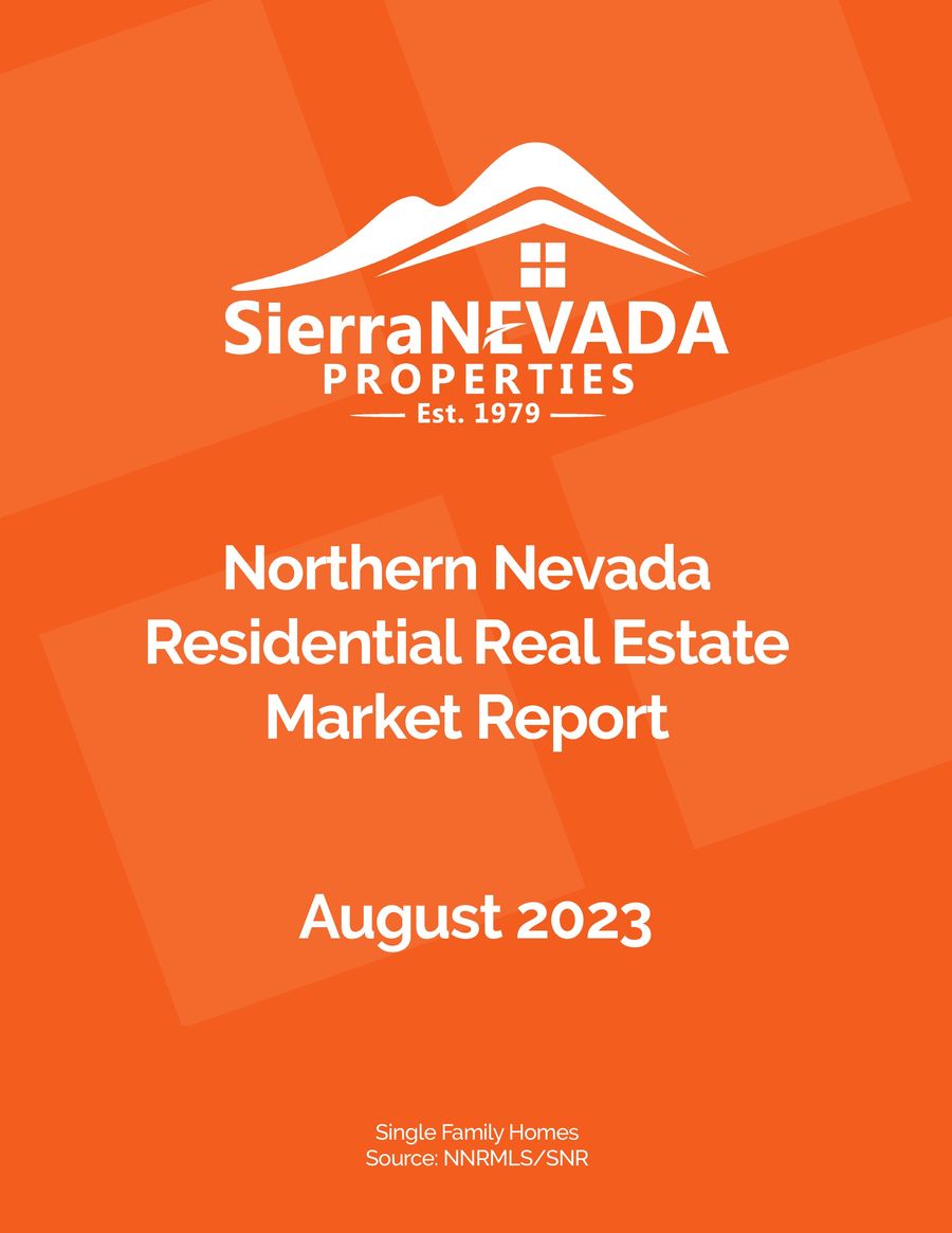 August 2023 Northern Nevada Real Estate Market Statistics Report by