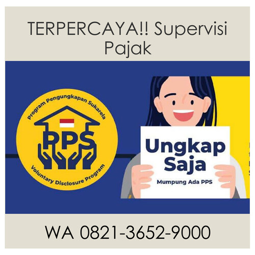 TERPERCAYA! WA 0821-3652-9000, Jasa Konsultan Pajak di Teras Boy
