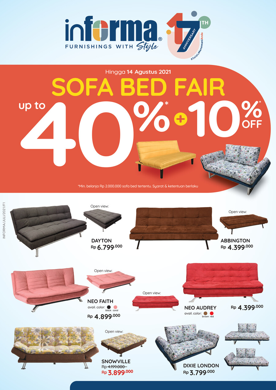 FLYER_SOFA BED 2021_F1 by DM KLR Flipsnack