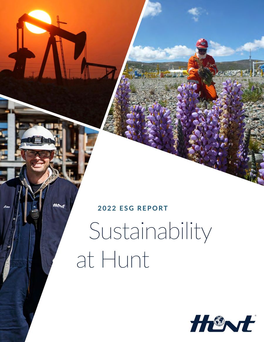 Hunt ESG Report 2022 Final by Adrian Meza Flipsnack