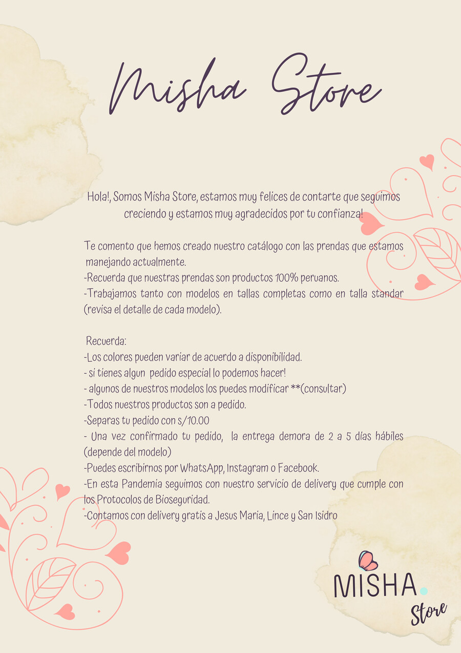 Misha Store Peru by - Flipsnack