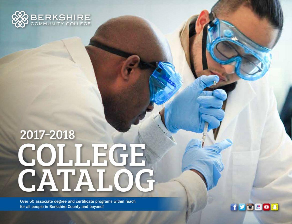 BCC College Catalog 20172018 by Berkshire... Flipsnack