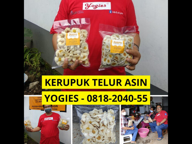 WA 0818-2040-55, Usaha Kerupuk Telur Asin Matang Murah Di Sleman