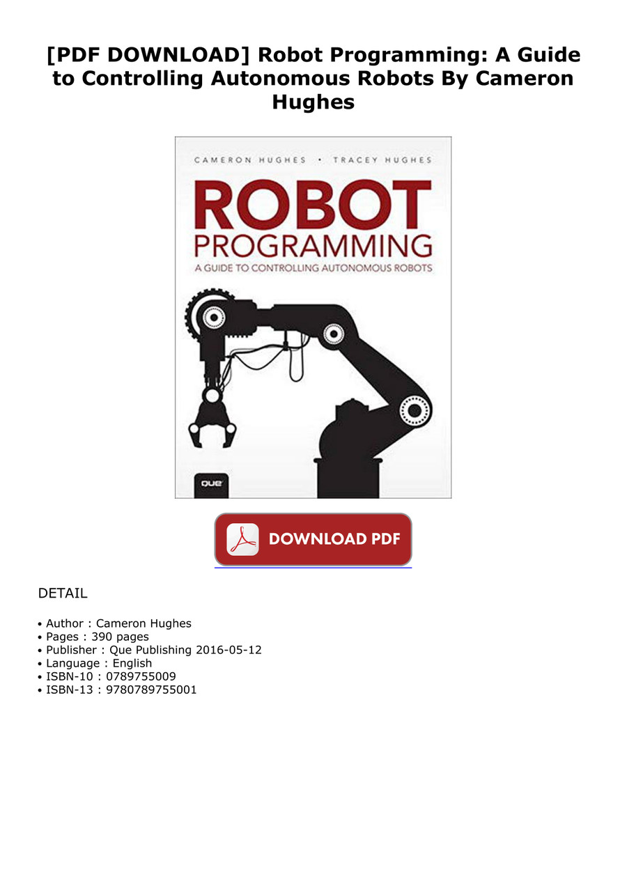 Ros Robot Programming Pdf