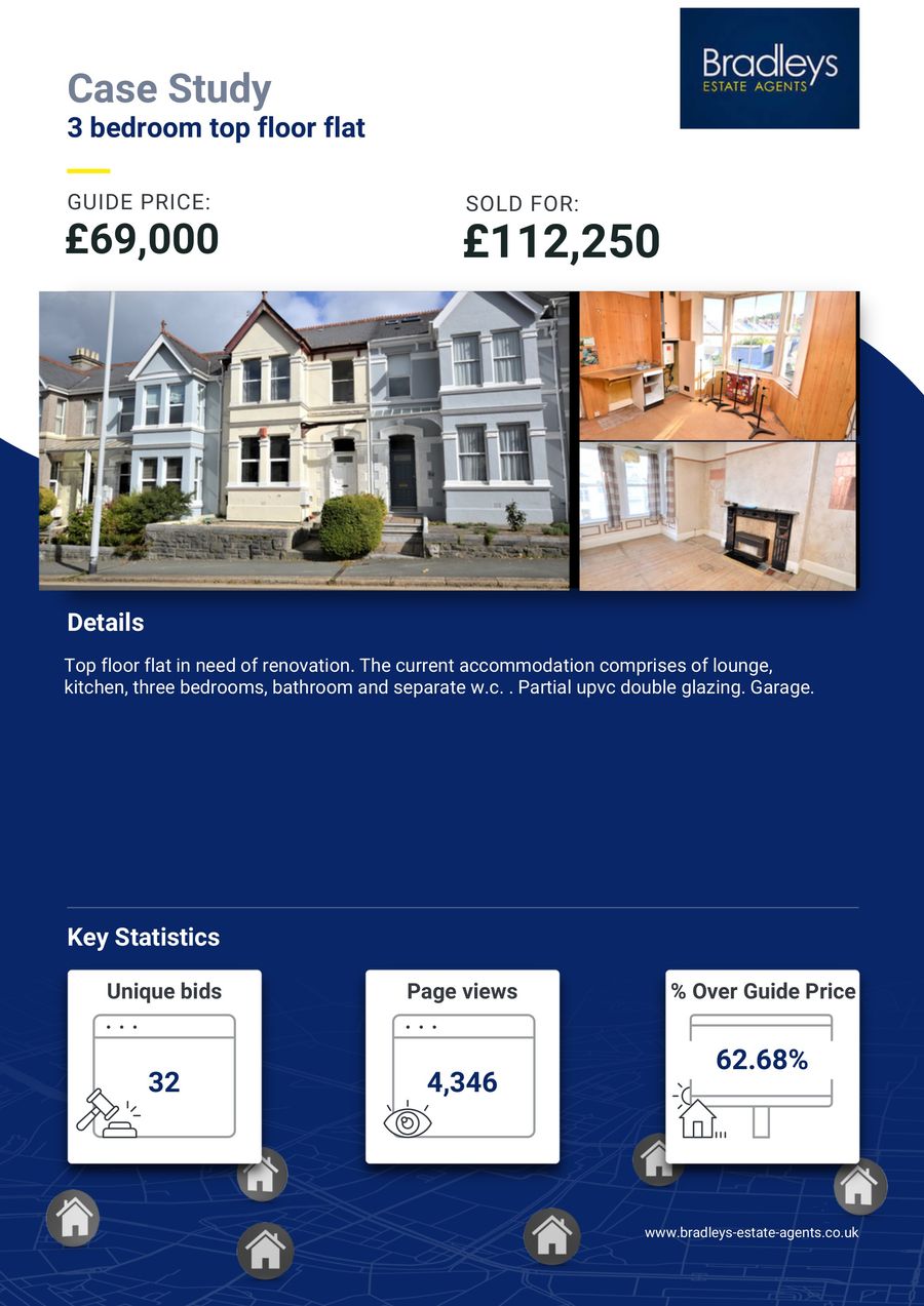 Bradley Estate Agents Online Auctions Case Studies