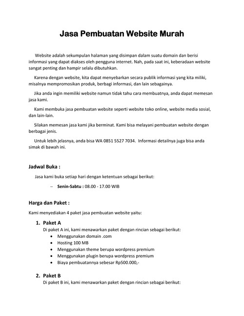 &amp;quot;Jasa Pembuatan Website Murah di Surabaya&amp;quot;