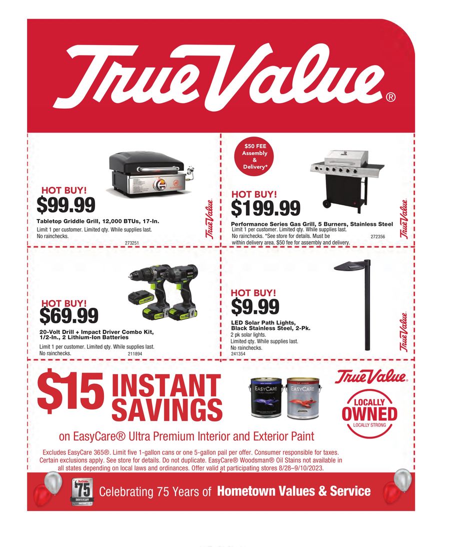 "September Savings Heights & Lomas True Value Coupon Book" by renee