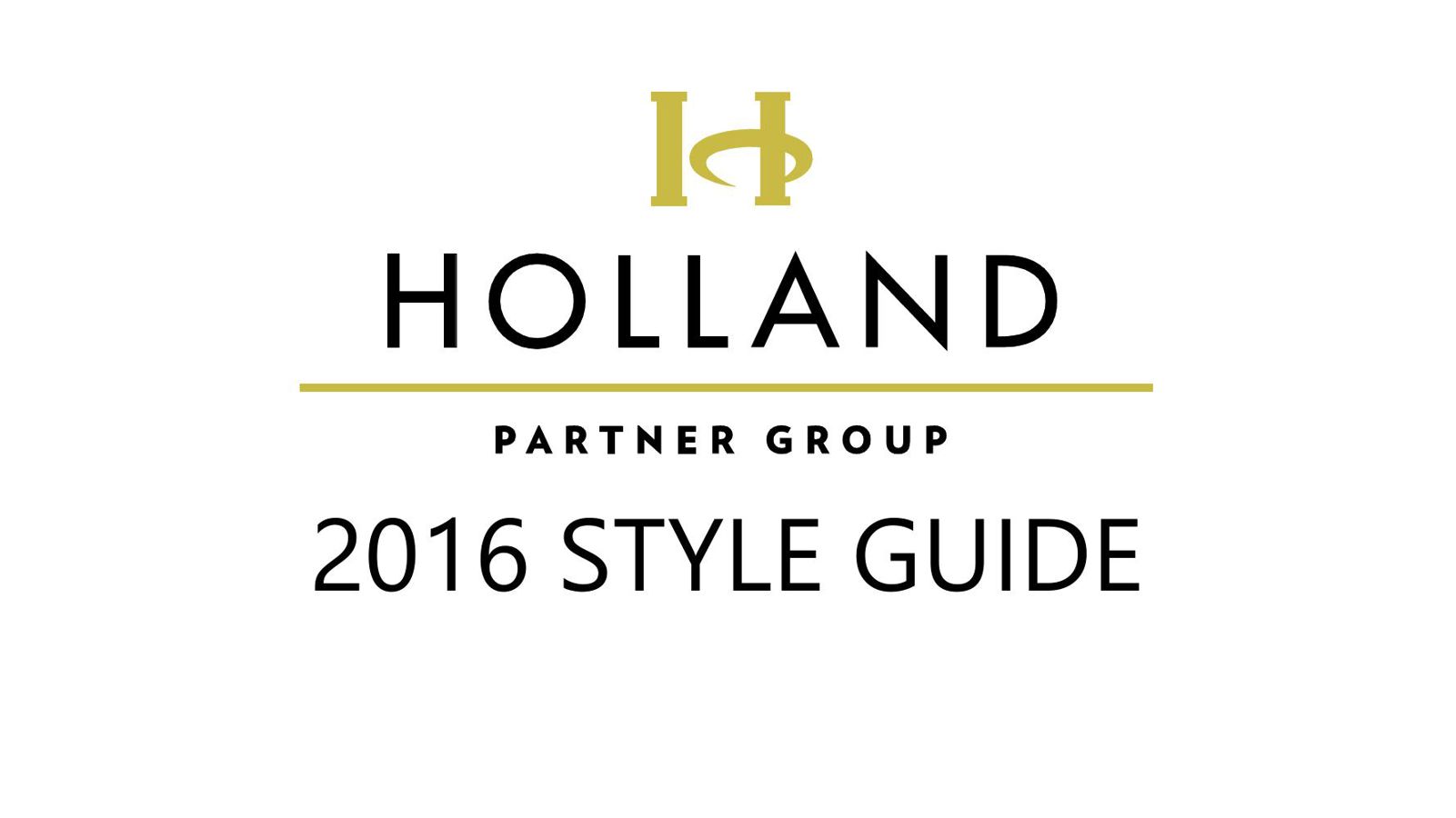 Holland Partner Group Style Guide by Mary Racila Flipsnack