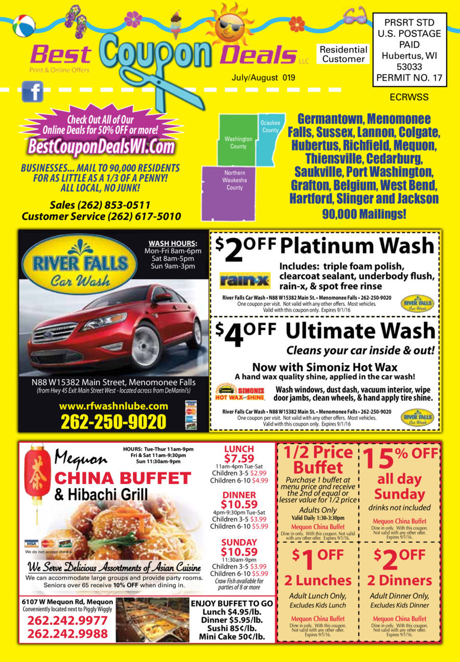 Best Coupon Deals July / August Book by bcdwi Flipsnack