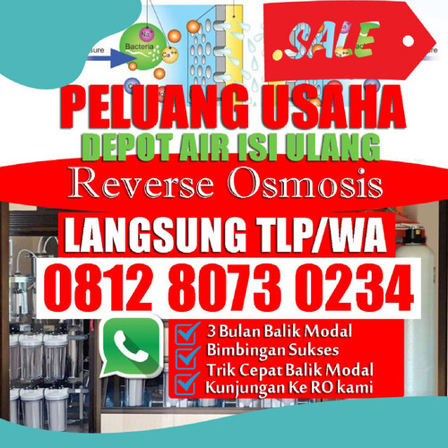 WA 0812 8073 0234 JASA PEMASANGAN AIR RO KOTA JAKARTA TIMUR